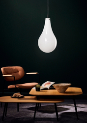 Lampa wisząca STILLA 1, czarne wykończenie