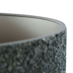 SAWA STONE mica frosted glass table lamp