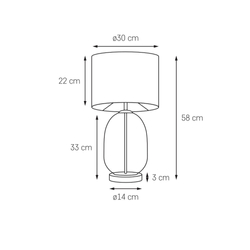 Настільна лампа SALVADOR BLACK