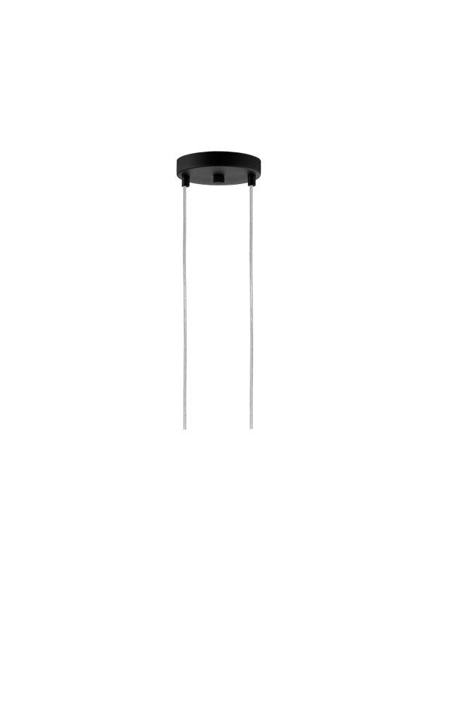 LED ROLL PENDING LAMP 2 black, Kaspa