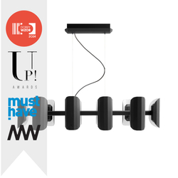 APOLIN multi-arm pendant lamp black