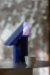 APOLIN 18 cm table lamp, cobalt