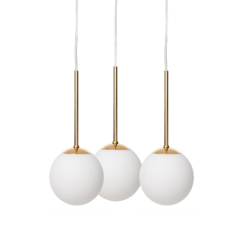 LAMIA 3 KASPA translucent gold pendant lamp, Kaspa