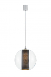MERIDA M pendant lamp black, 30 cm