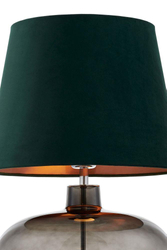 Lampa stołowa szklana SAWA VELVET KASPA zielona, Kaspa