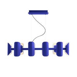 APOLIN cobalt multi-arm pendant lamp
