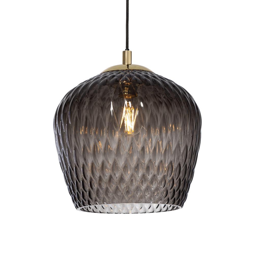 VENUS 3 three-point pendant lamp in graphite, on a strip