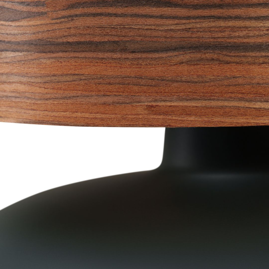 SAWA WOOD veneer table lamp, walnut