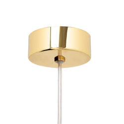 CUMULUS VERTICAL gold pendant lamp