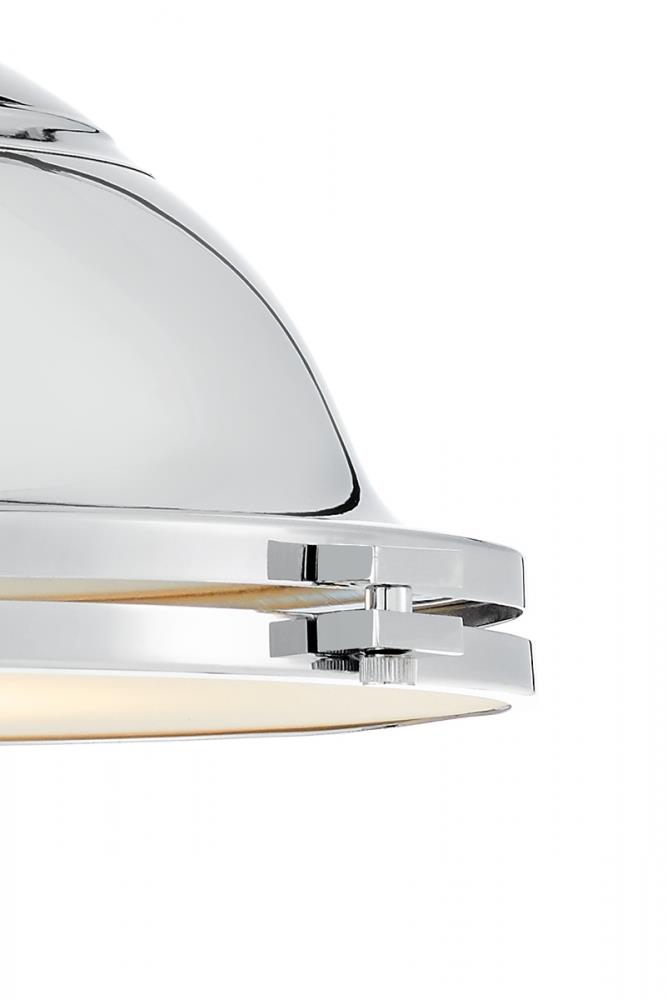 NAUTILIUS L chrome pendant lamp