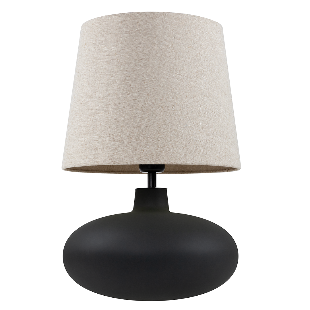 SAWA table lamp flax  graphite base