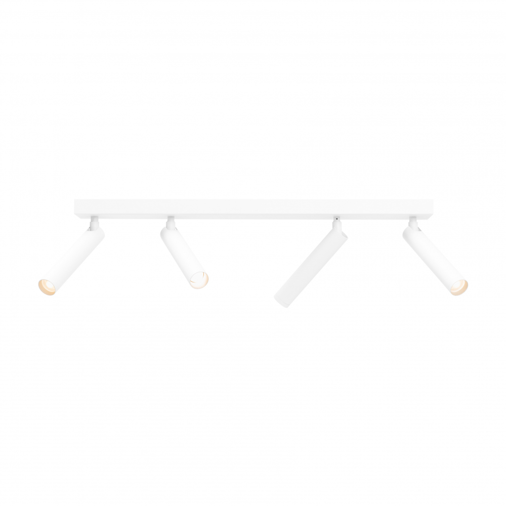 ROLL 4 four-point ceiling lamp white