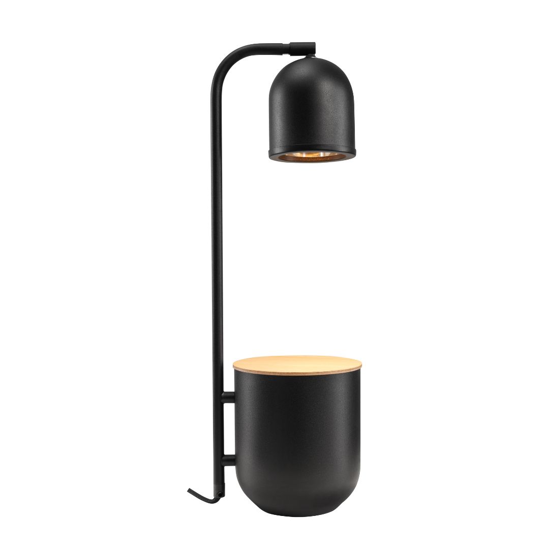 BOTANICA WOOD desk lamp black