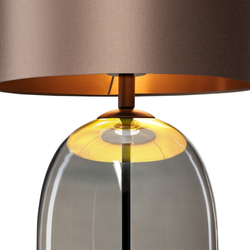 SALVADOR BLACK brown table lamp