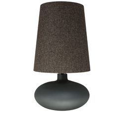 Lampa stołowa SAWA CLASSIC XL brązowy melanż, grafitowa podstawa