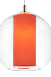 MERIDA L pendant lamp coral, 35 cm