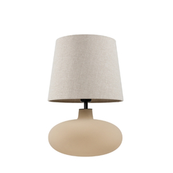 SAWA table lamp flax  beige base