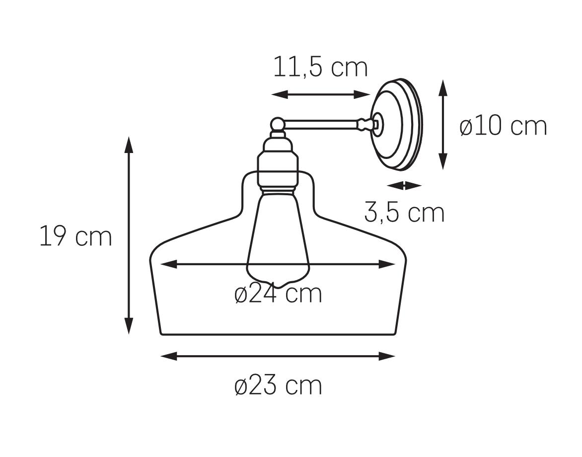 Wall lamp LONGIS CHROM III