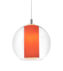 Lampa wisząca MERIDA M koral, 30 cm