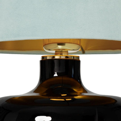 LORA table lamp mint, black base