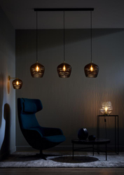 Lampa wisząca trzypunktowa VENUS 3 grafitowa, na listwie