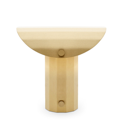 Lampa stołowa APOLIN 30 cm, szczotkowany mosiądz