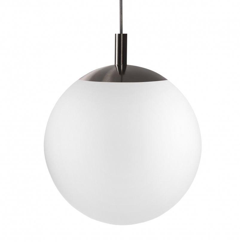 ALUR TYTAN L brushed titanium pendant lamp, 40 cm