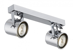 Двоточковий стельовий точковий світильник ALTER 2 хром, 26,5 см