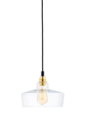 Lampa wisząca trzypunktowa LONGIS GOLD 3 na plafonie