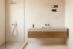 Овальний настінний світильник LEGRA IP44, коричневий