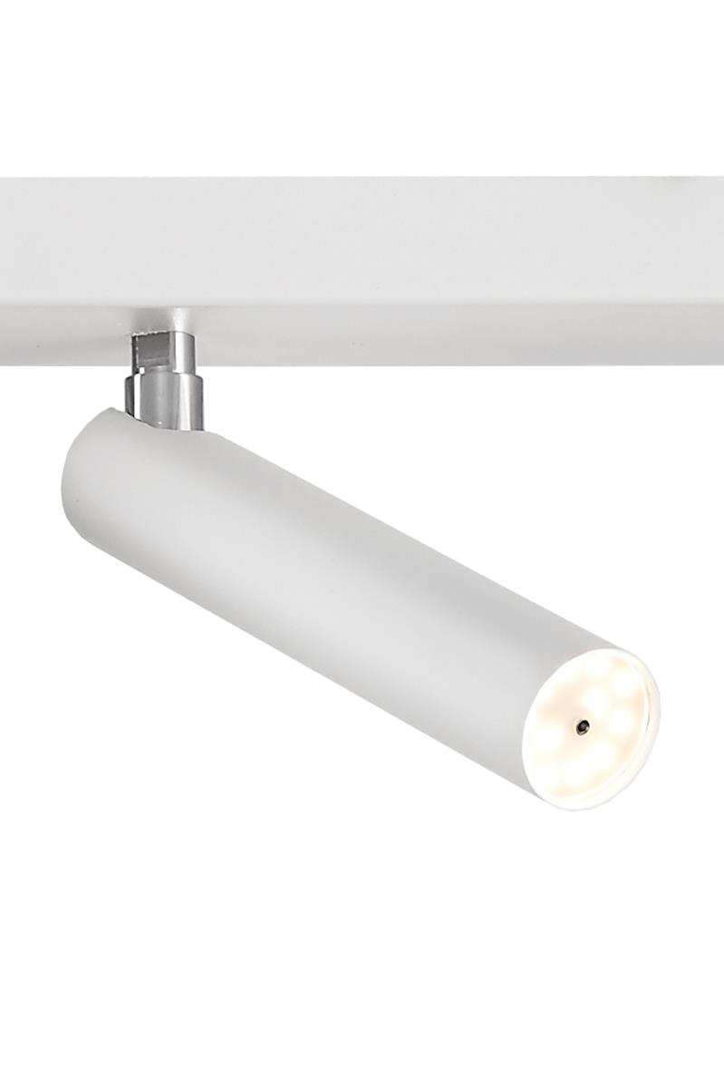 Lampa ścienna LED ROLL 4 biała, Kaspa