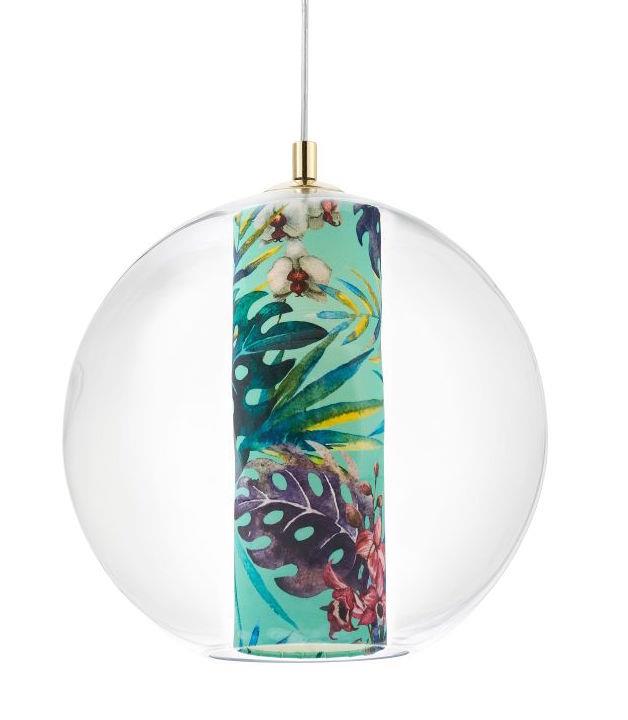 FERIA L green pendant lamp, 35 cm