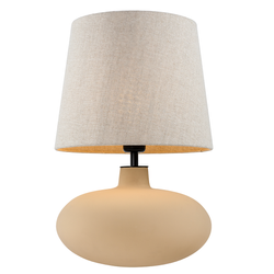 SAWA table lamp flax  beige base