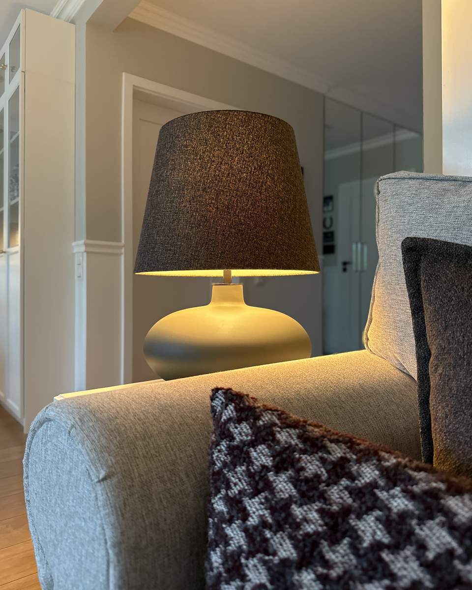SAWA table lamp gray, graphite base