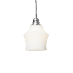 LONGIS WHITE II pendant lamp silver finish
