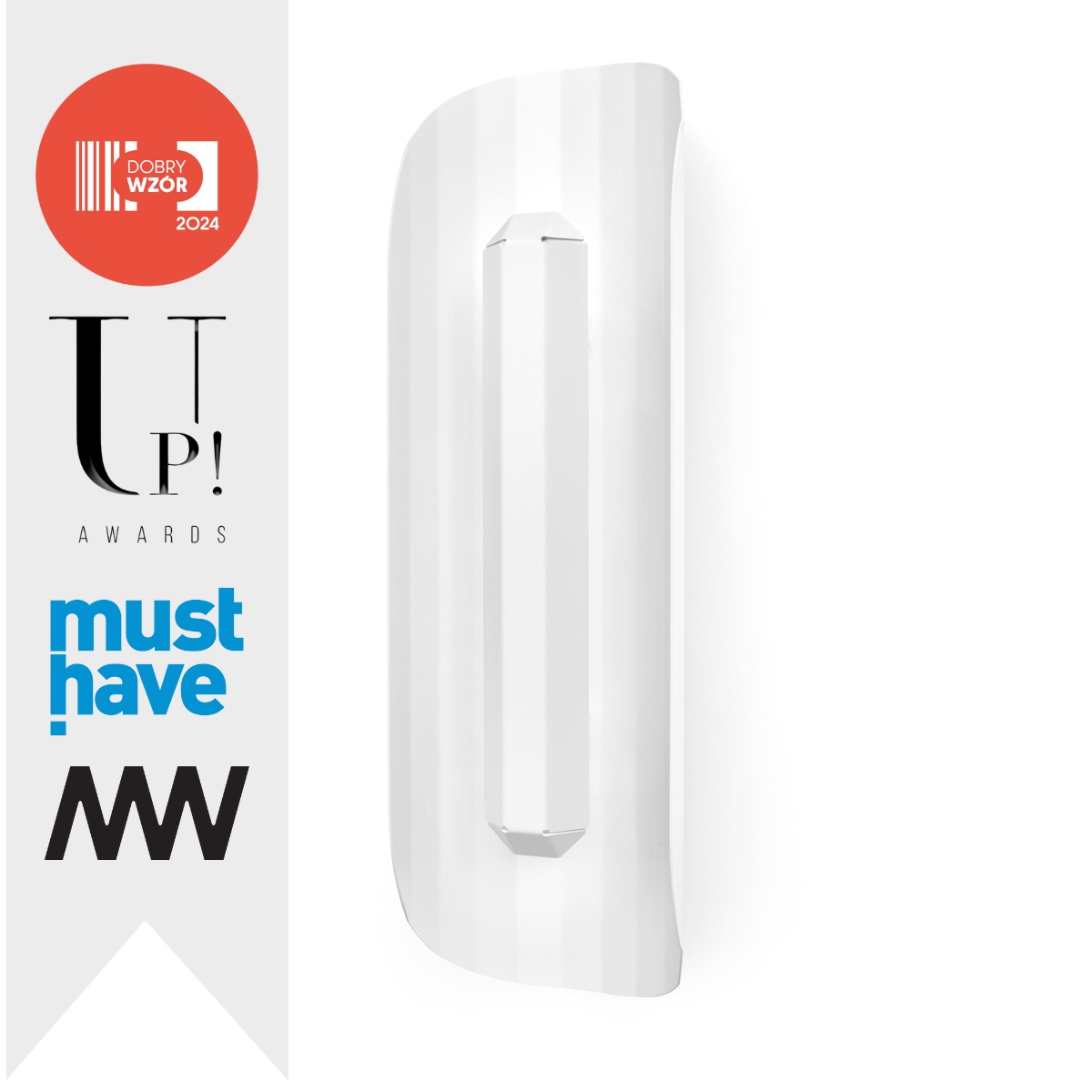 Wall lamp APOLIN 65 cm, white