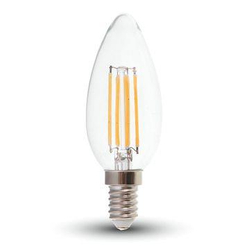 Decorative LED Filament Light Bulb E14 4W 2700K