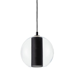 Lampa wisząca MERIDA BLACK L czarna, 35 cm