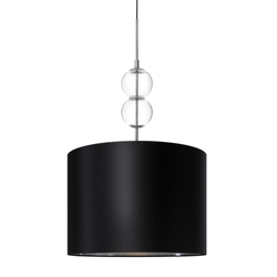 Lampa wisząca ZOE L czarna, 50 cm