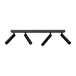Lampa przysufitowa czteropunktowa ROLL 4 czarna