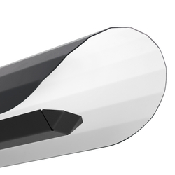 APOLIN 65 cm linear pendant lamp, black and white