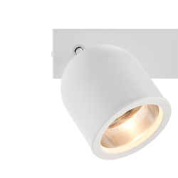 SPARK 4 four-point ceiling spotlight white, on strip