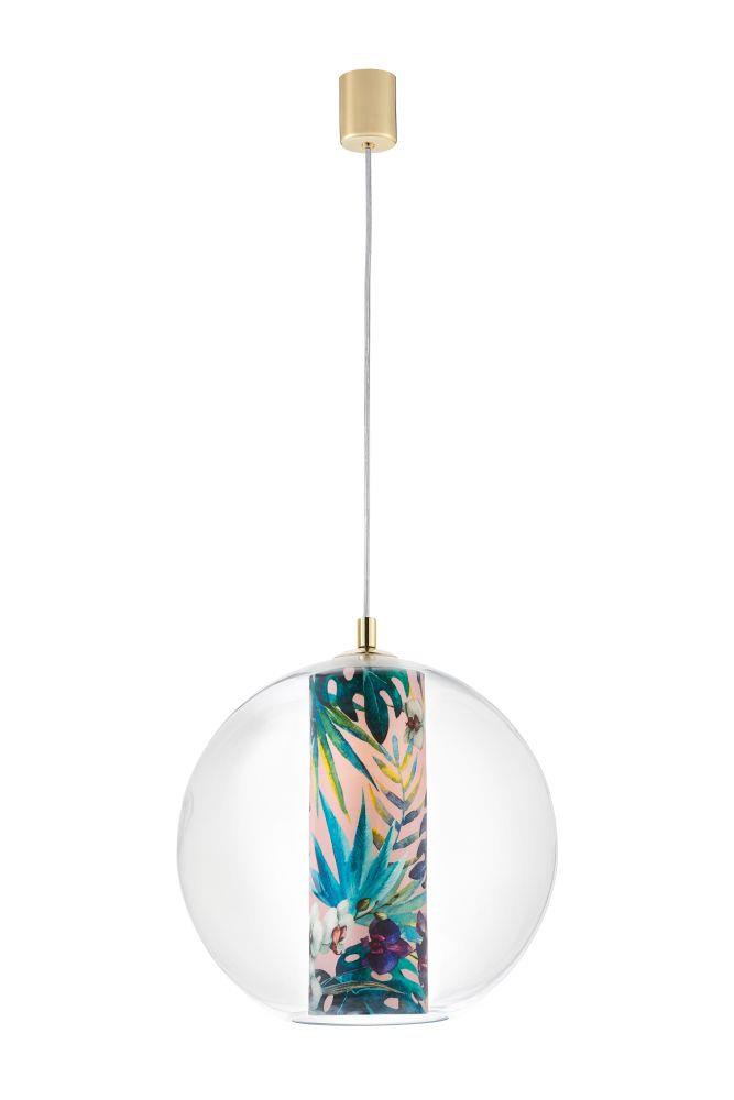 FERIA L pink pendant lamp, 35 cm