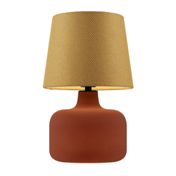 GAJA table lamp mustard, terracotta base