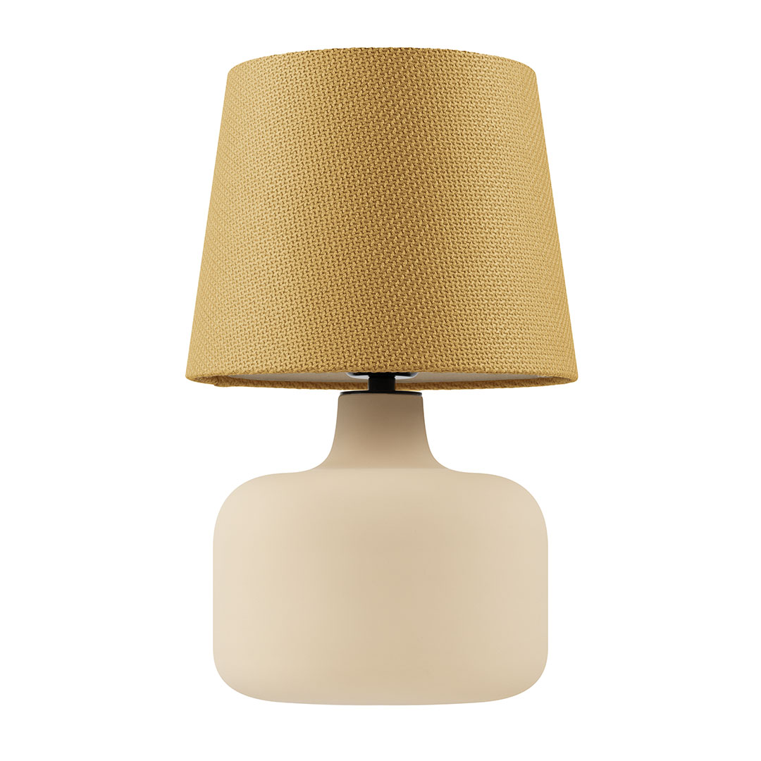 GAJA table lamp mustard, beige base