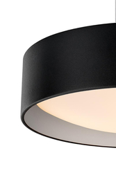 VERO pendant lamp black, 45 cm, silver interior