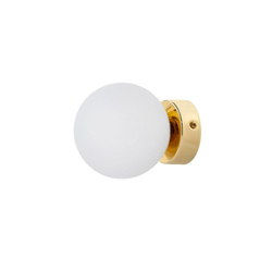 MIJA IP44 bathroom wall lamp, gold
