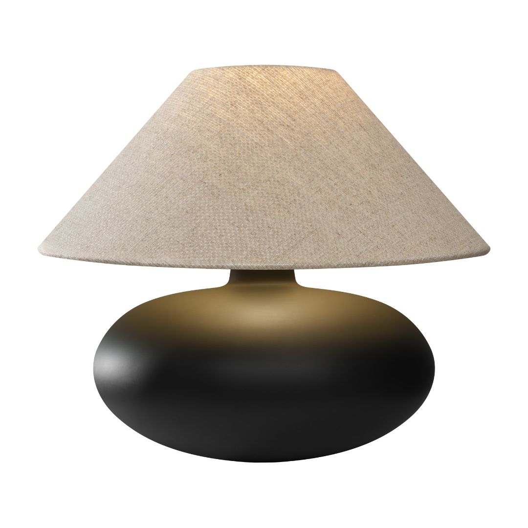 SAWA NATUR table lamp thick weave fabric