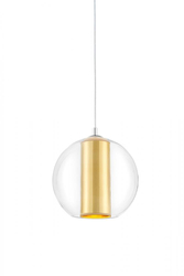 Lampa wisząca MERIDA S złota, 25 cm