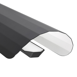APOLIN 65 cm linear pendant lamp, black and white